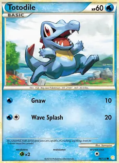 Totodile (HeartGold SoulSilver #86/123)