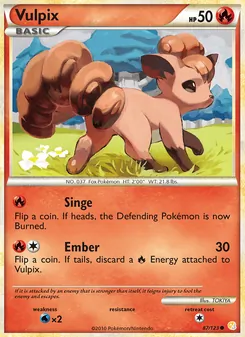 Vulpix (HeartGold SoulSilver #87/123)