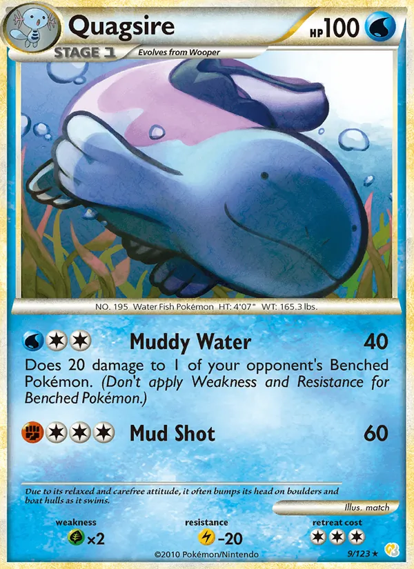 Quagsire (HeartGold SoulSilver #9/123)