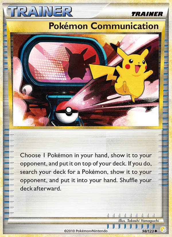 Pokémon Communication (HeartGold SoulSilver #98/123)