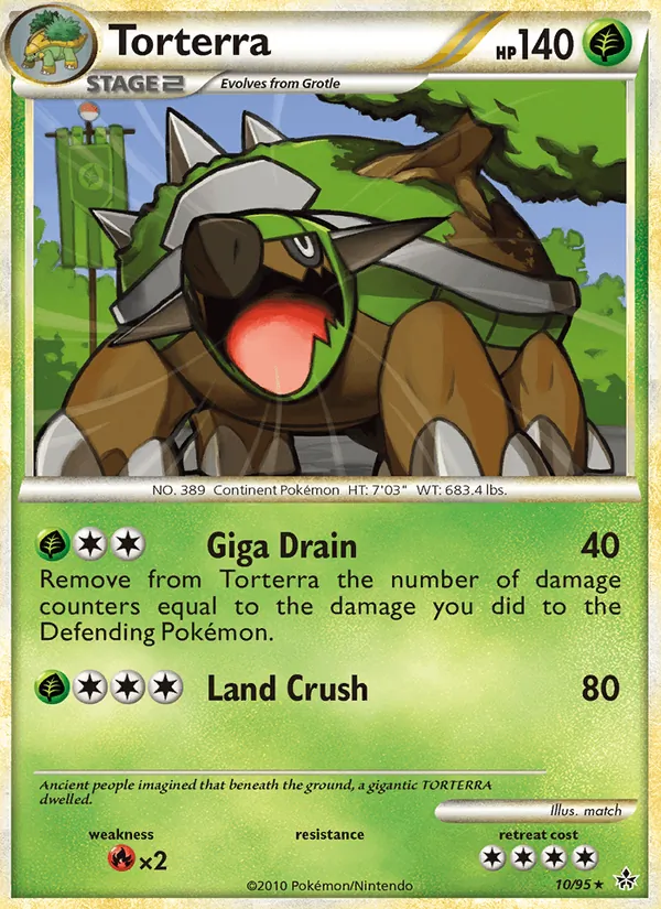 Torterra (Unleashed #10/95)