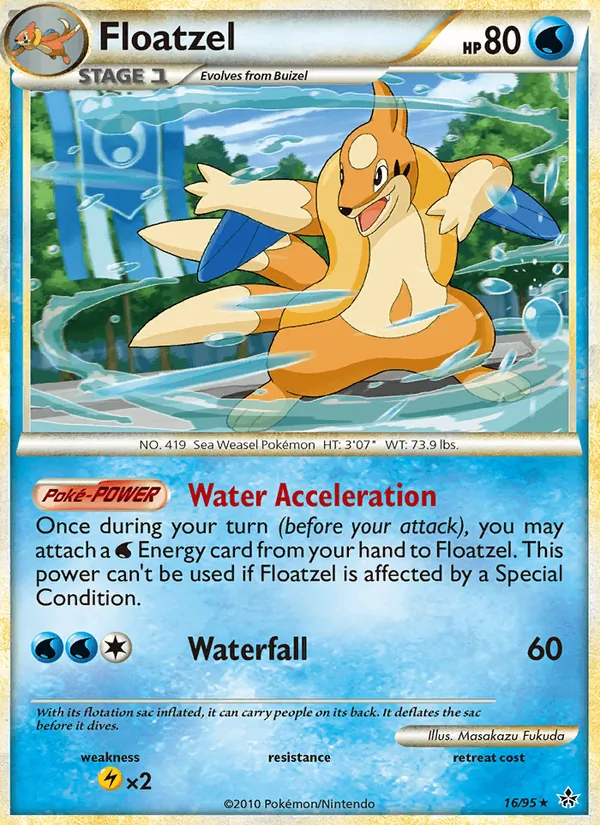 Floatzel (Unleashed #16/95)
