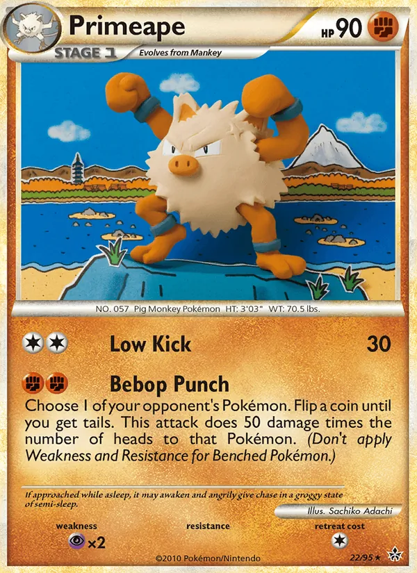 Primeape (Unleashed #22/95)