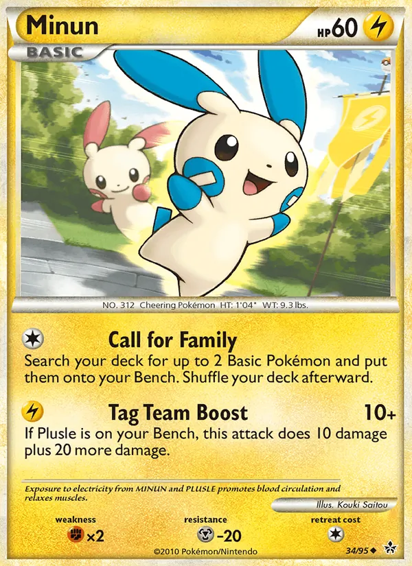 Minun (Unleashed #34/95)