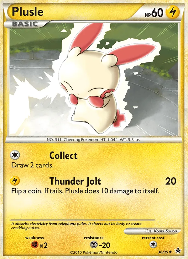 Plusle (Unleashed #36/95)