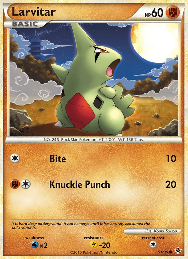 Larvitar (Unleashed #51/95)
