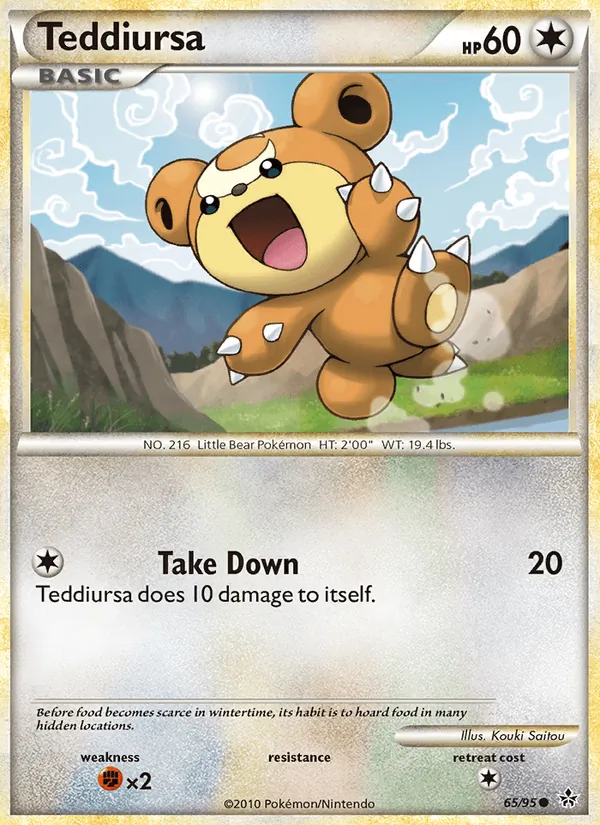 Teddiursa (Unleashed #65/95)