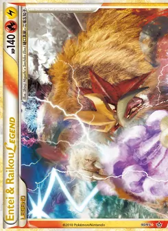 Entei & Raikou LEGEND (Unleashed #90/95)