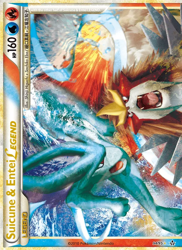 Suicune & Entei LEGEND (Unleashed #94/95)