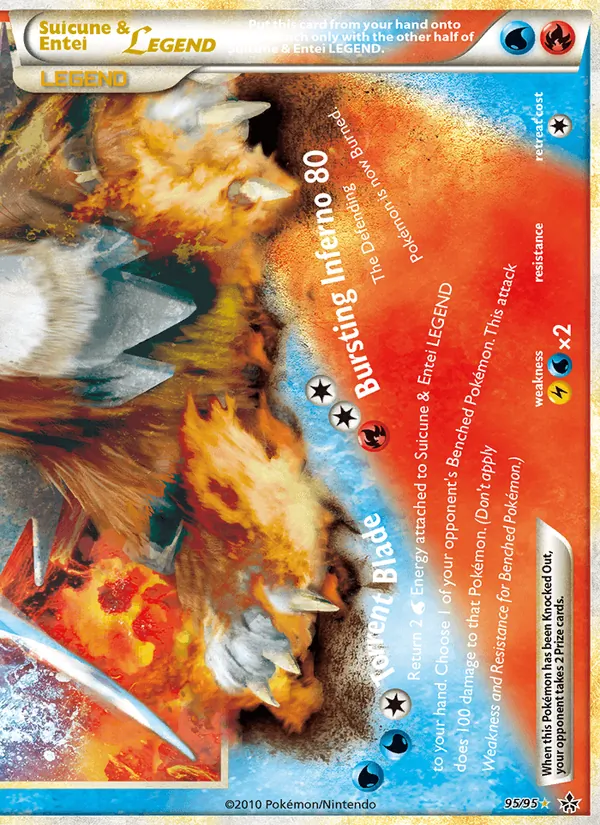 Suicune & Entei LEGEND (Unleashed #95/95)