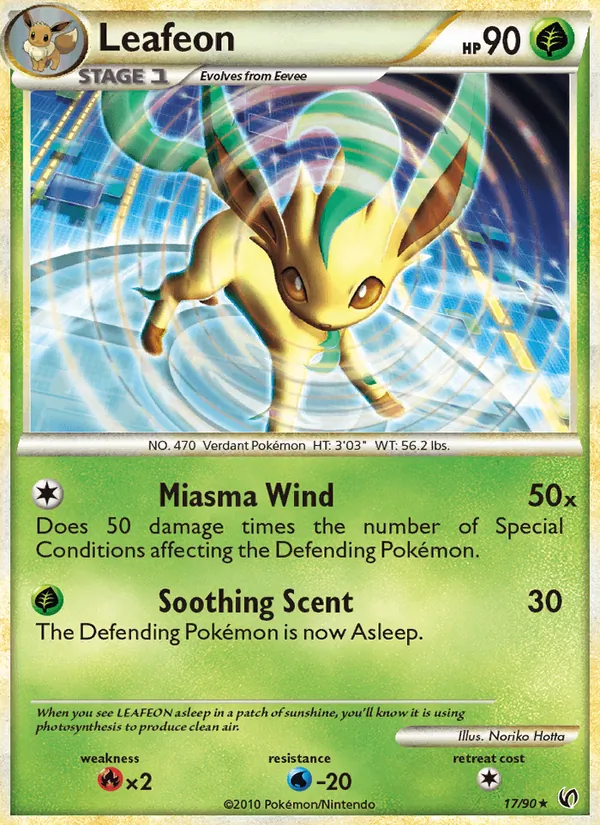 Leafeon (Undaunted #17/90)