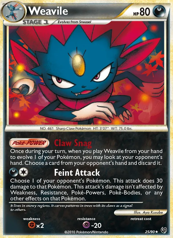 Weavile (Undaunted #25/90)