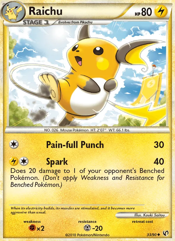 Raichu (Undaunted #33/90)