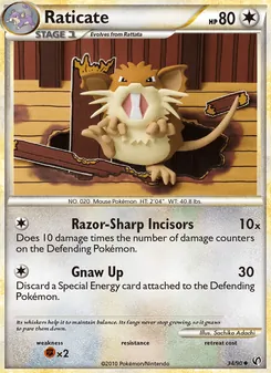Raticate (Undaunted #34/90)
