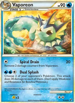 Vaporeon (Undaunted #41/90)