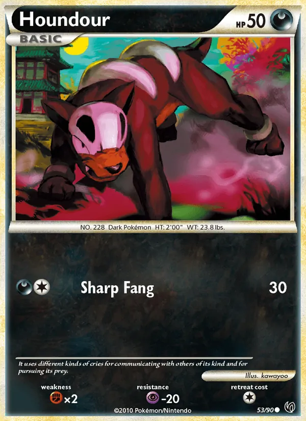 Houndour (Undaunted #53/90)