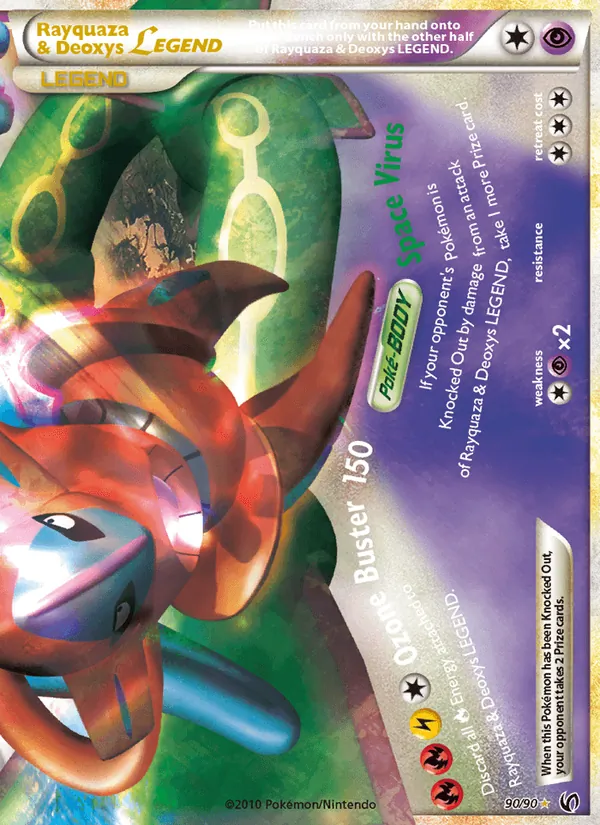 Rayquaza & Deoxys LEGEND (Undaunted #90/90)