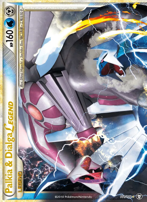 Palkia & Dialga LEGEND (Triumphant #101/102)