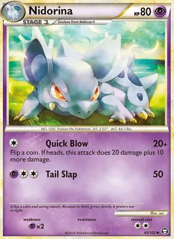 Nidorina (Triumphant #45/102)