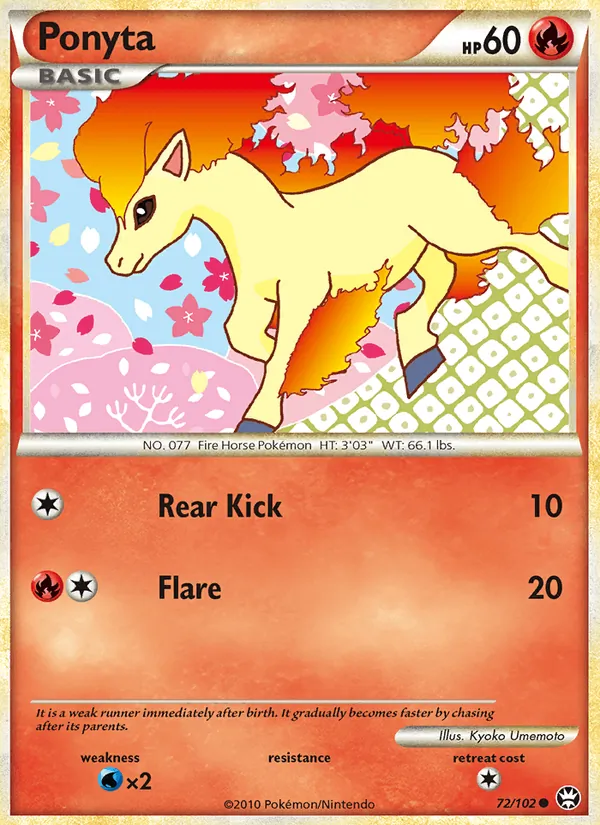 Ponyta (Triumphant #72/102)