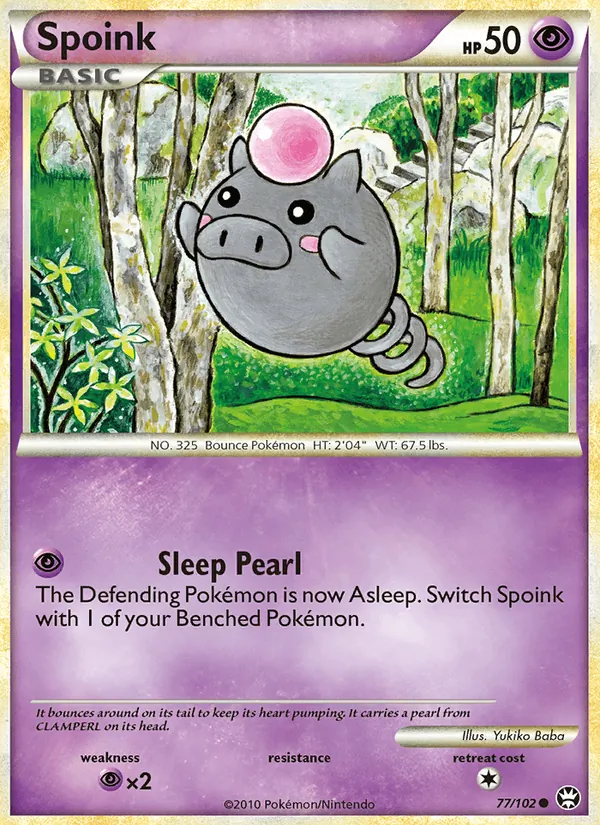 Spoink (Triumphant #77/102)
