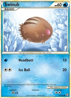 Swinub (Triumphant #79/102)