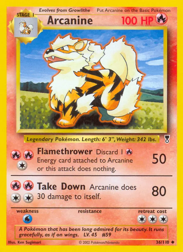Arcanine (Legendary Collection #36/110)
