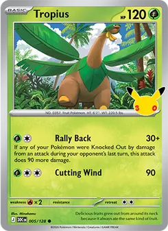 Tropius (30th Celebration #005/128)