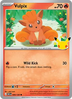 Vulpix (30th Celebration #009/128)