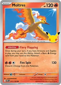 Moltres (30th Celebration #011/128)