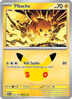 Pikachu (30th Celebration #024/128)