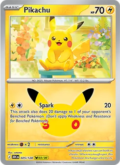 Pikachu (30th Celebration #025/128)