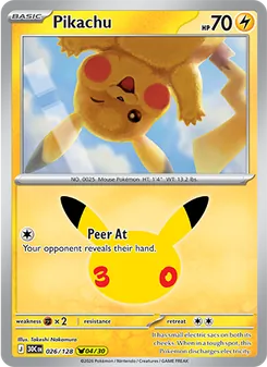 Pikachu (30th Celebration #026/128)