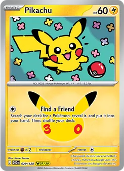 Pikachu (30th Celebration #029/128)