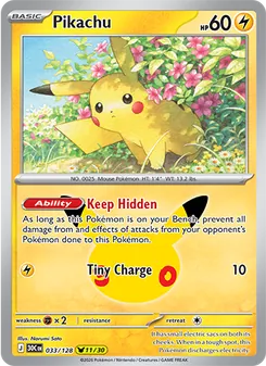 Pikachu (30th Celebration #033/128)