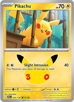 Pikachu (30th Celebration #036/128)
