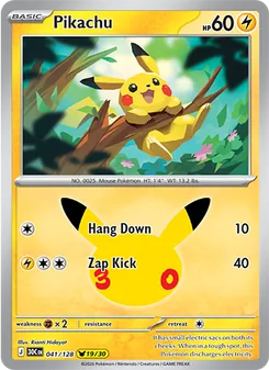 Pikachu (30th Celebration #041/128)