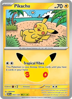 Pikachu (30th Celebration #043/128)