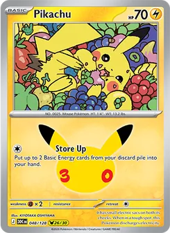 Pikachu (30th Celebration #048/128)