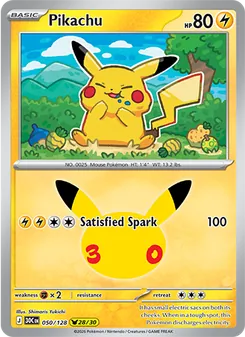Pikachu (30th Celebration #050/128)