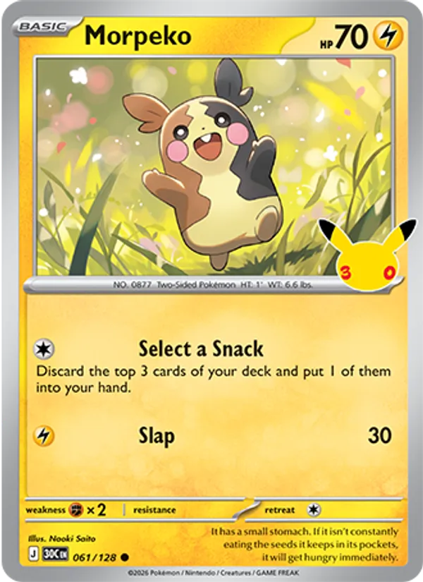 Morpeko (30th Celebration #061/128)