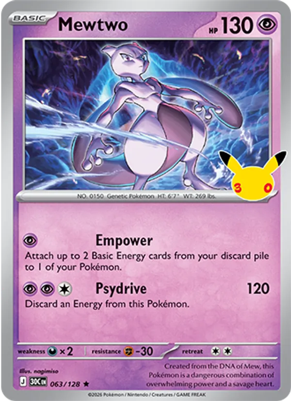Mewtwo (30th Celebration #063/128)