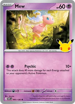 Mew (30th Celebration #065/128)