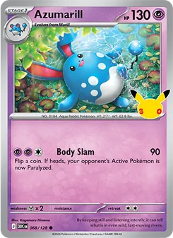 Azumarill (30th Celebration #068/128)