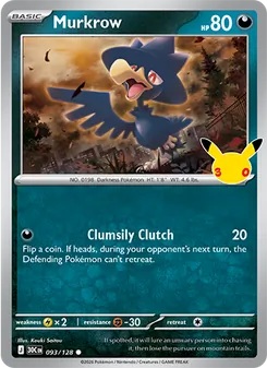 Murkrow (30th Celebration #093/128)