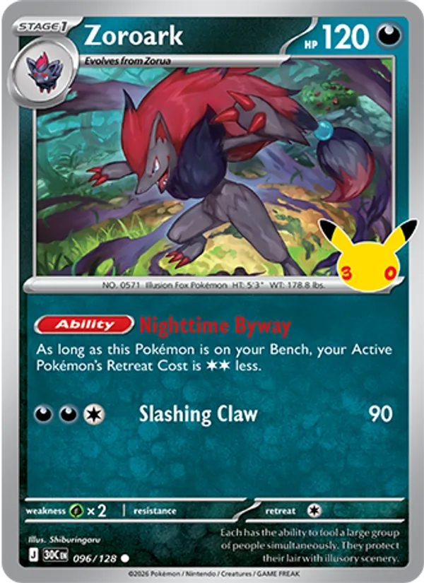 Zoroark (30th Celebration #096/128)
