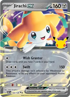 Jirachi ex (30th Celebration #102/128)