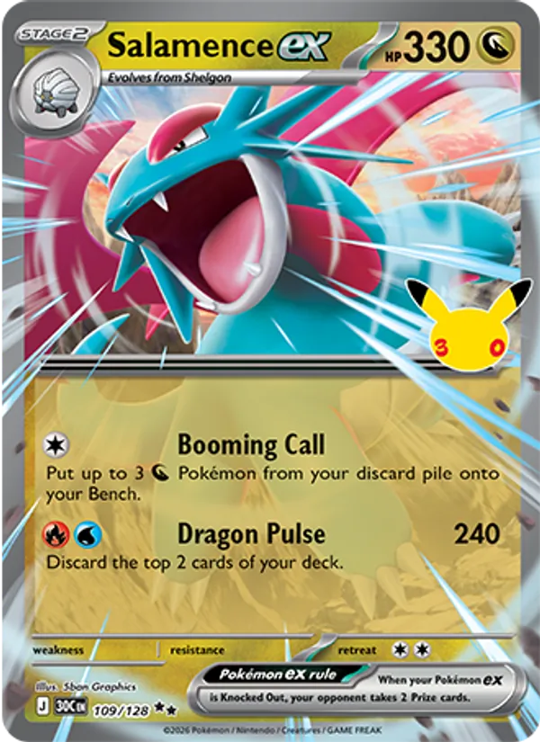 Salamence ex (30th Celebration #109/128)