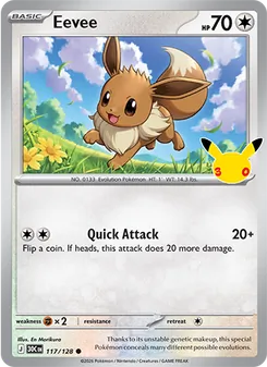 Eevee (30th Celebration #117/128)