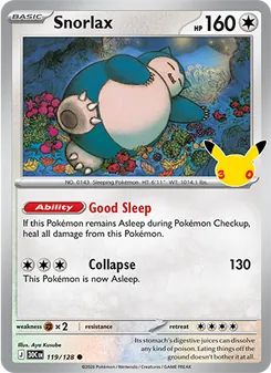Snorlax (30th Celebration #119/128)